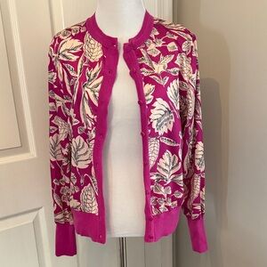 Ted Baker Floral Cardigan, Size 1